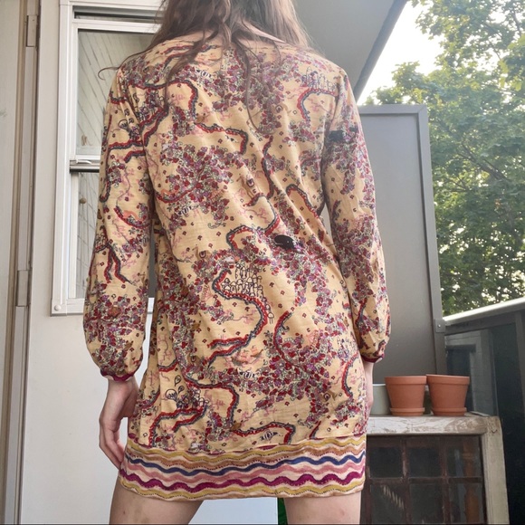 Tsumori Chisato Cotton Printed Long Sleeve Dress - Picture 4 of 5